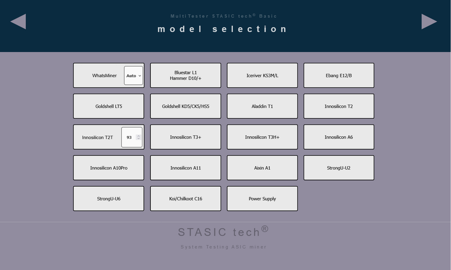 STASIC Tester - Basic